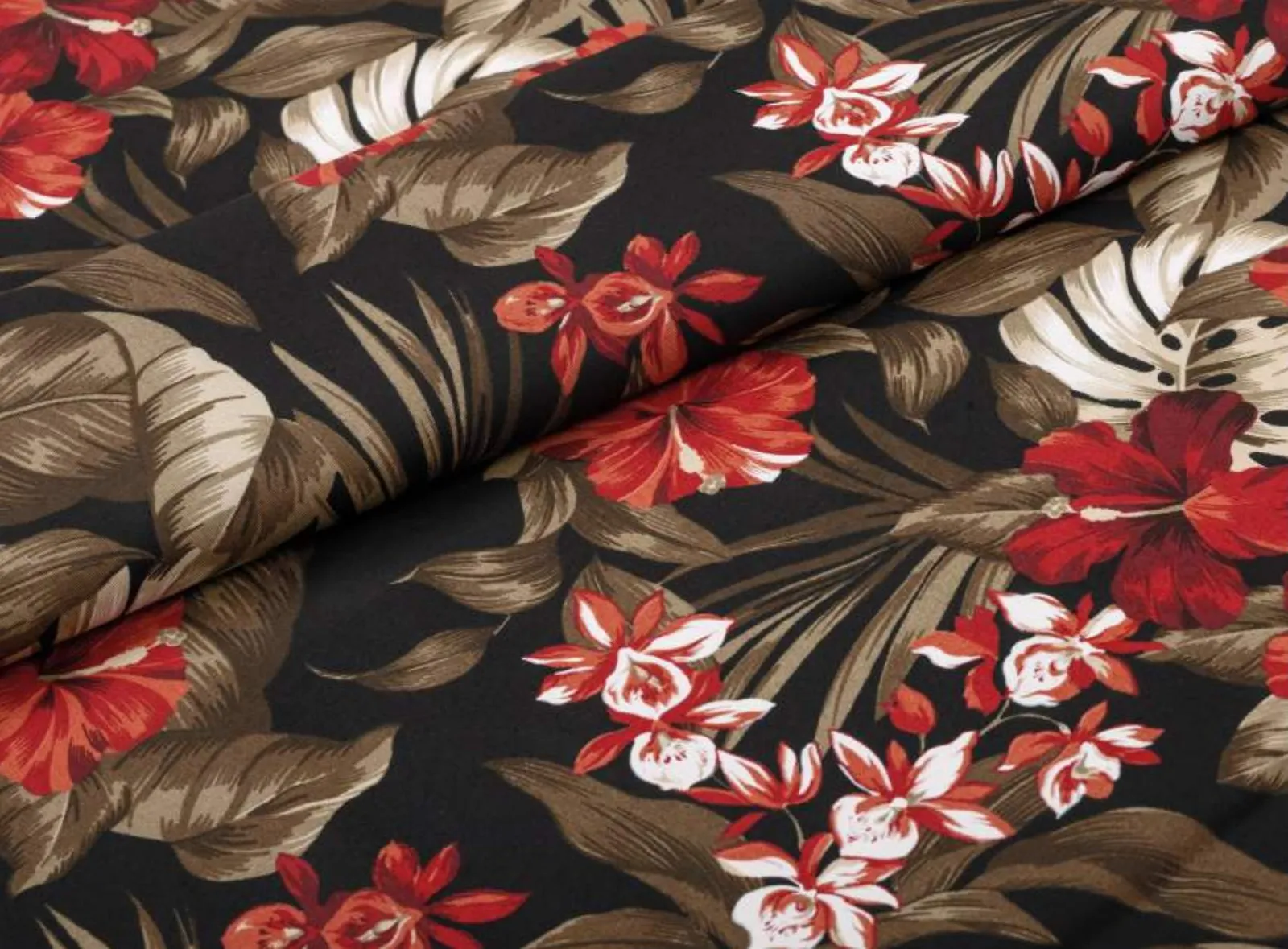 Tecido Karsten Acquablock Maui Preto
