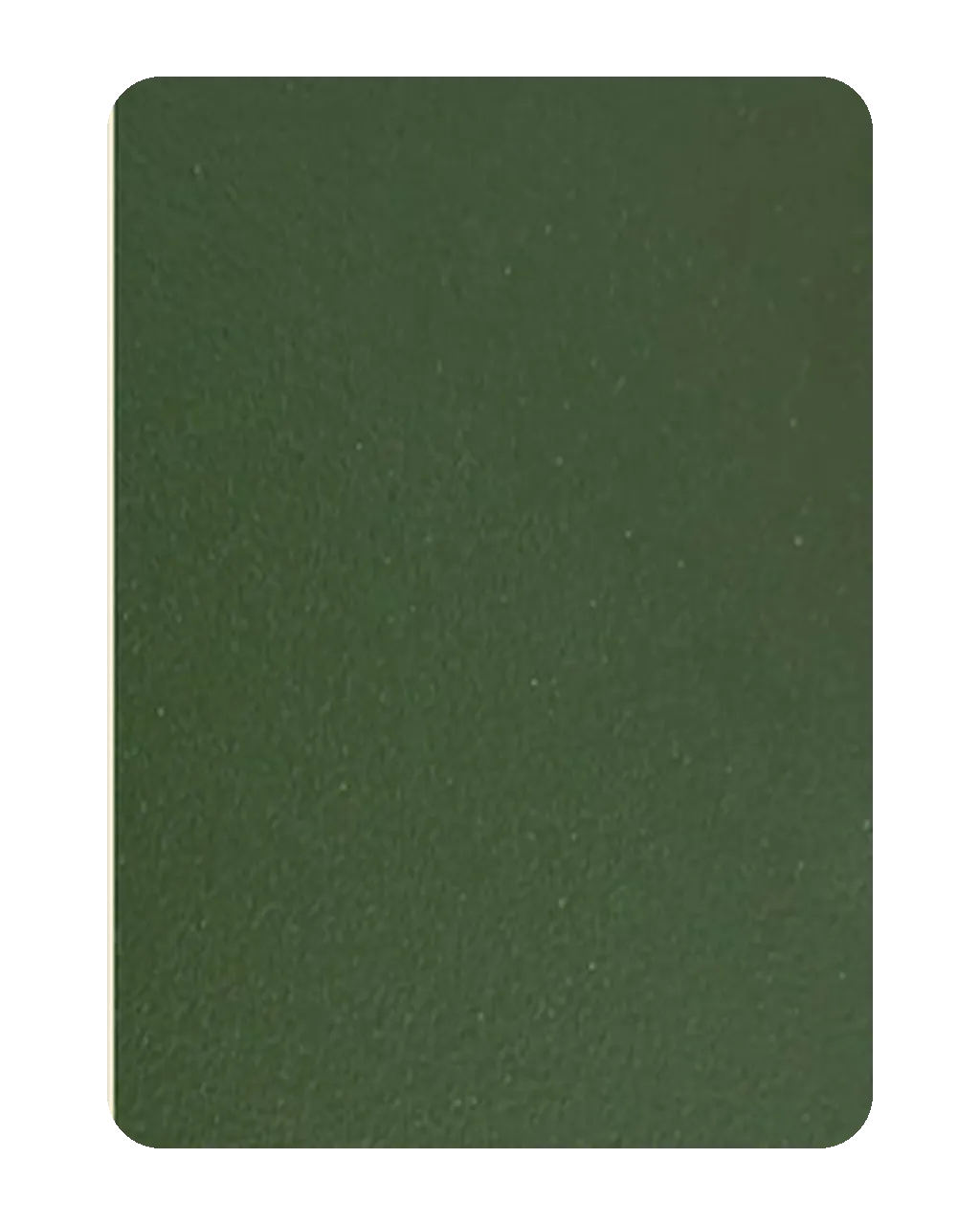 Amostra de pintura eletrostática Verde